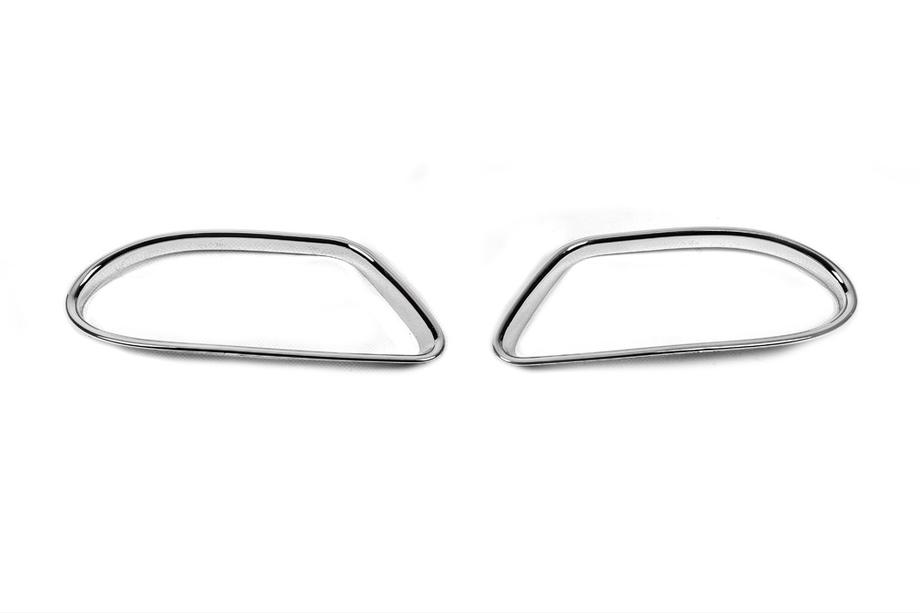Mercedes ML W163 1997–2005 Chroom mistlamp sierlijsten (set van 2, kunststof) Image