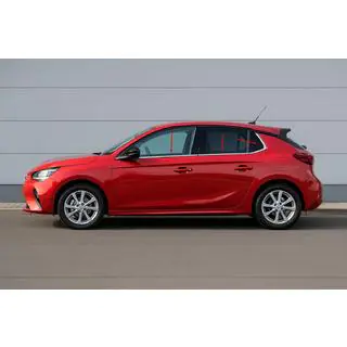 Onderste raamlijsten (6 stuks, RVS)