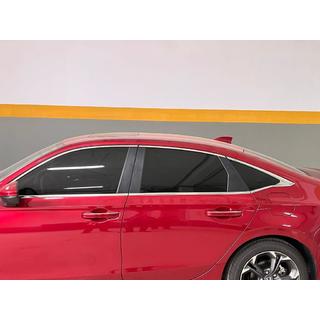 Onderste raamlijsten (8 stuks, RVS) Honda Civic Sedan 2021– foto 1