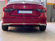 Honda Civic Sedan 2021– Achterbumper beschermlijst (Sedan, RVS) foto 1