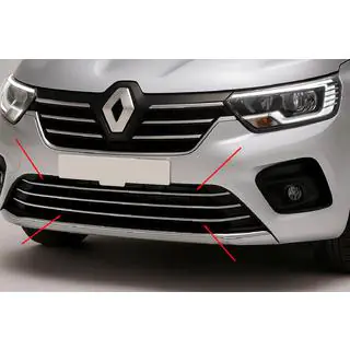 Bumpergrille sierlijsten set (3-delig, RVS)
