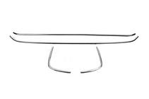 Ford Custom 2013–2022 RVS sierlijsten voor bumpergrille 2018+ (4-delig) OmsaLine - Italiaans roestvrij staal foto 2
