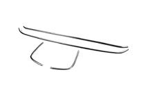 Ford Custom 2013–2022 RVS sierlijsten voor bumpergrille 2018+ (4-delig) OmsaLine - Italiaans roestvrij staal foto 3