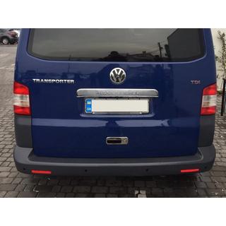 Sierlijst boven kenteken voor achterklep (met opschrift, RVS) foto 1