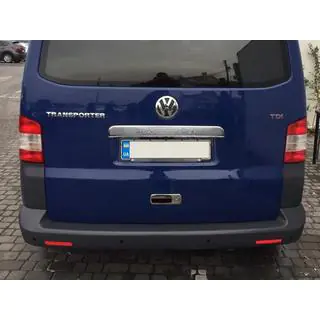 Sierlijst boven kenteken voor achterklep (met opschrift, RVS) Volkswagen T5 Transporter 2003–2010 foto 1
