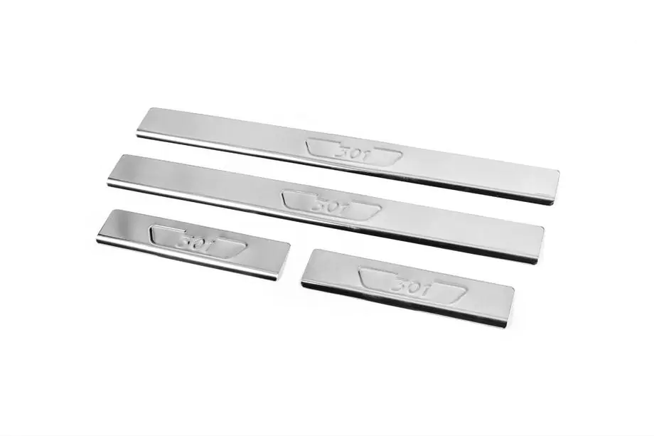 Peugeot 301 2012– Carmos V2 instaplijsten (4 stuks, RVS) Image