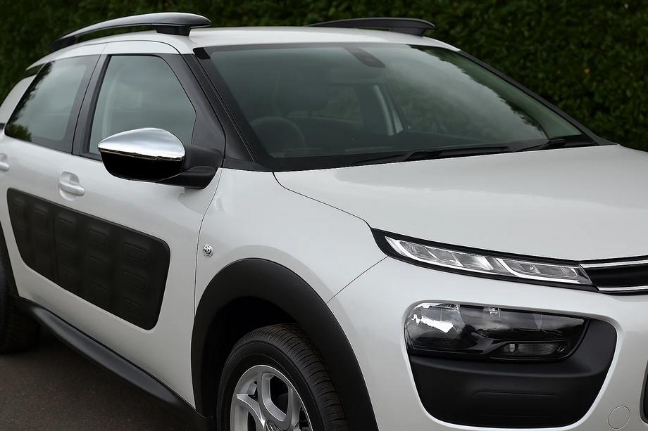 Citroen Cactus 2014–2020 Spiegelkappen (2 stuks, RVS) Carmos - Turks staal Foto 1