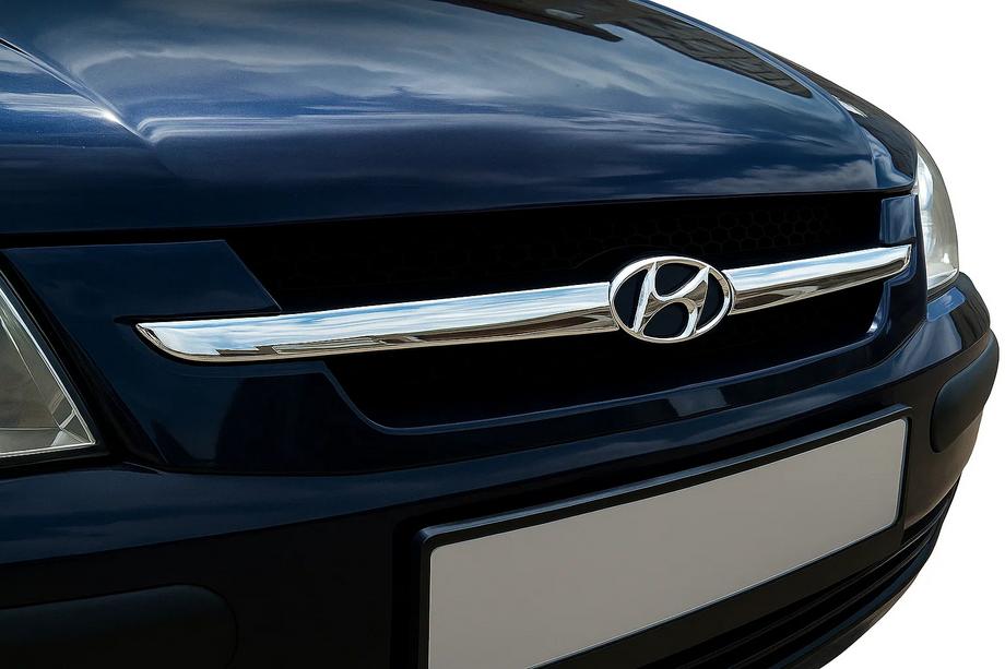 Hyundai Getz 2002– Grille sierlijsten (2-delig, RVS) Image