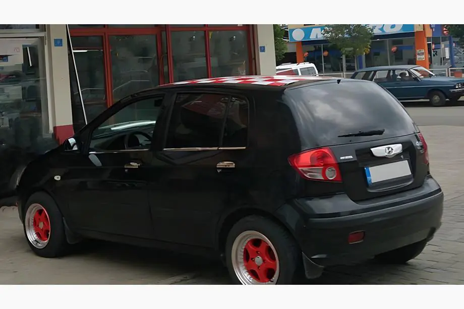 Hyundai Getz 2002– Buitenste RVS raamlijsten (set van 6) Foto 4