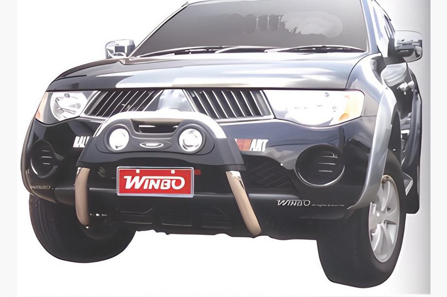 Mitsubishi L200 2006–2015 RVS bullbar A124551 zonder bevestigingsbeugels Image