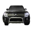 Mitsubishi Pajero Wagon IV 2006–2021 Bullbar A126142 (zonder bevestigingsbeugels, RVS) foto 1