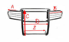 Toyota FJ Cruiser 2006–2022 Bullbar A098600 (RVS) foto 5