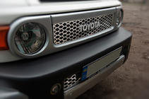 Toyota FJ Cruiser 2006–2022 Chroom sierlijsten voor grille (RVS) foto 2