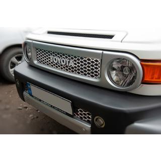 Chroom sierlijsten voor grille (RVS) Toyota FJ Cruiser 2006–2022 foto 3
