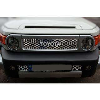 Chroom sierlijsten voor grille (RVS) Toyota FJ Cruiser 2006–2022 foto 1