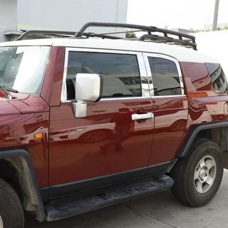 Set raamstrips (RVS, 16-delig) Toyota FJ Cruiser 2006–2022 foto 2