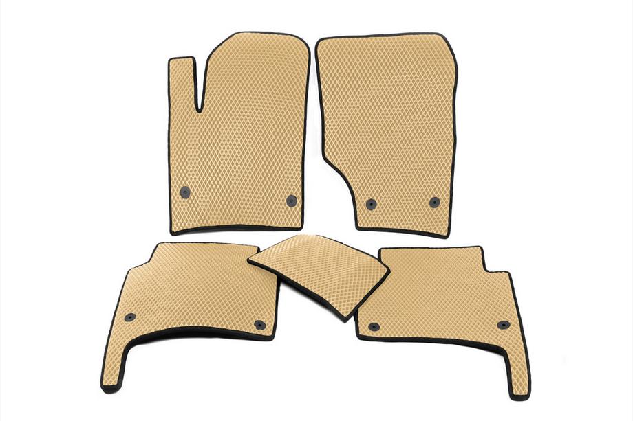 Volkswagen Touareg 2002–2010 EVA automatten (beige) Image