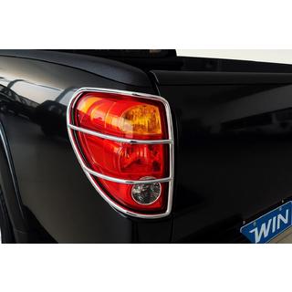 RVS beschermers voor achterlichten (2 stuks) Mitsubishi L200 2006–2015 foto 1