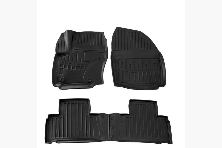 Ford S-Max 2007–2014 Stingray 3D automatten (OWAL clips) (set 4 stuks, polyurethaan) Image