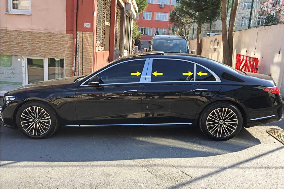 Mercedes S-class W223 2020– RVS stijlbekleding Image