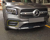 Mercedes GLB X247 2019– RVS zijlijsten voor voorbumper foto 1
