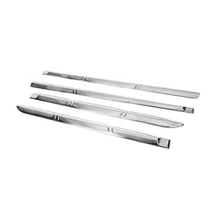 Deur sierlijst (set 4 stuks, RVS) foto 4