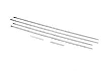 Honda Civic Sedan VIII 2006–2011 Onderste raamlijsten (6 stuks, RVS) Carmos - Turks staal foto 2