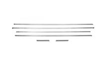 Honda Civic Sedan VIII 2006–2011 Onderste raamlijsten (6 stuks, RVS) Carmos - Turks staal foto 3