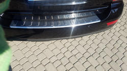 Mercedes ML W164 2005–2011 OmsaLine RVS achterbumper sierlijst Mat foto 2