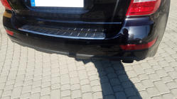 Mercedes ML W164 2005–2011 OmsaLine RVS achterbumper sierlijst Mat foto 1