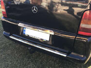 Mercedes Vito W638 1996–2003 RVS sierstrip boven het kenteken Carmos - Turks staal foto 2