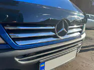 Mercedes Sprinter W901/902/903/904/905 1995–2006 Brede grille sierlijsten (2002-2006, 6-delig, RVS) foto 1
