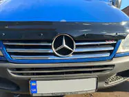 Mercedes Sprinter W901/902/903/904/905 1995–2006 Brede grille sierlijsten (2002-2006, 6-delig, RVS) foto 2